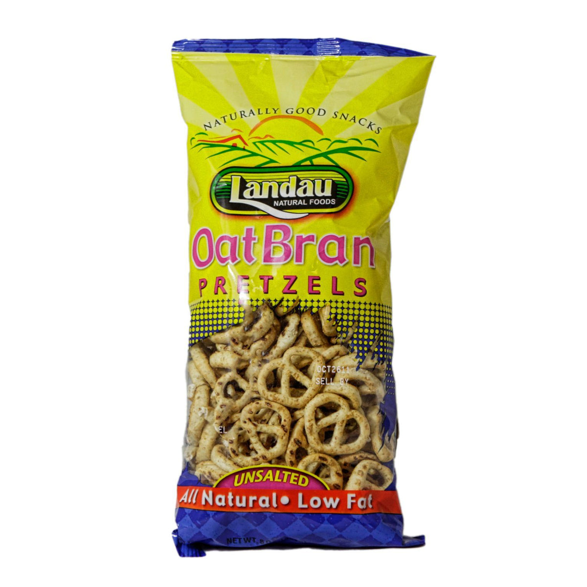 LANDAU OATBRAN PRETZELS NO SALT lantev