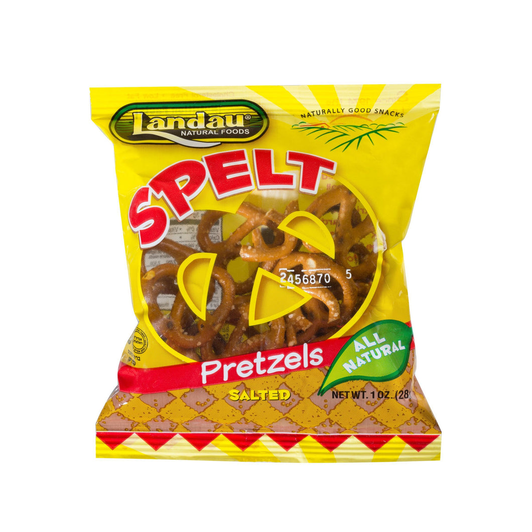 LANDAU ORGANIC SPELT PRETZELS SALTED SMALL