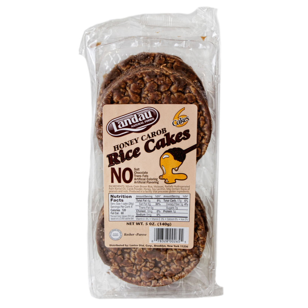 LANDAU HONEY CAROB RICE CAKE