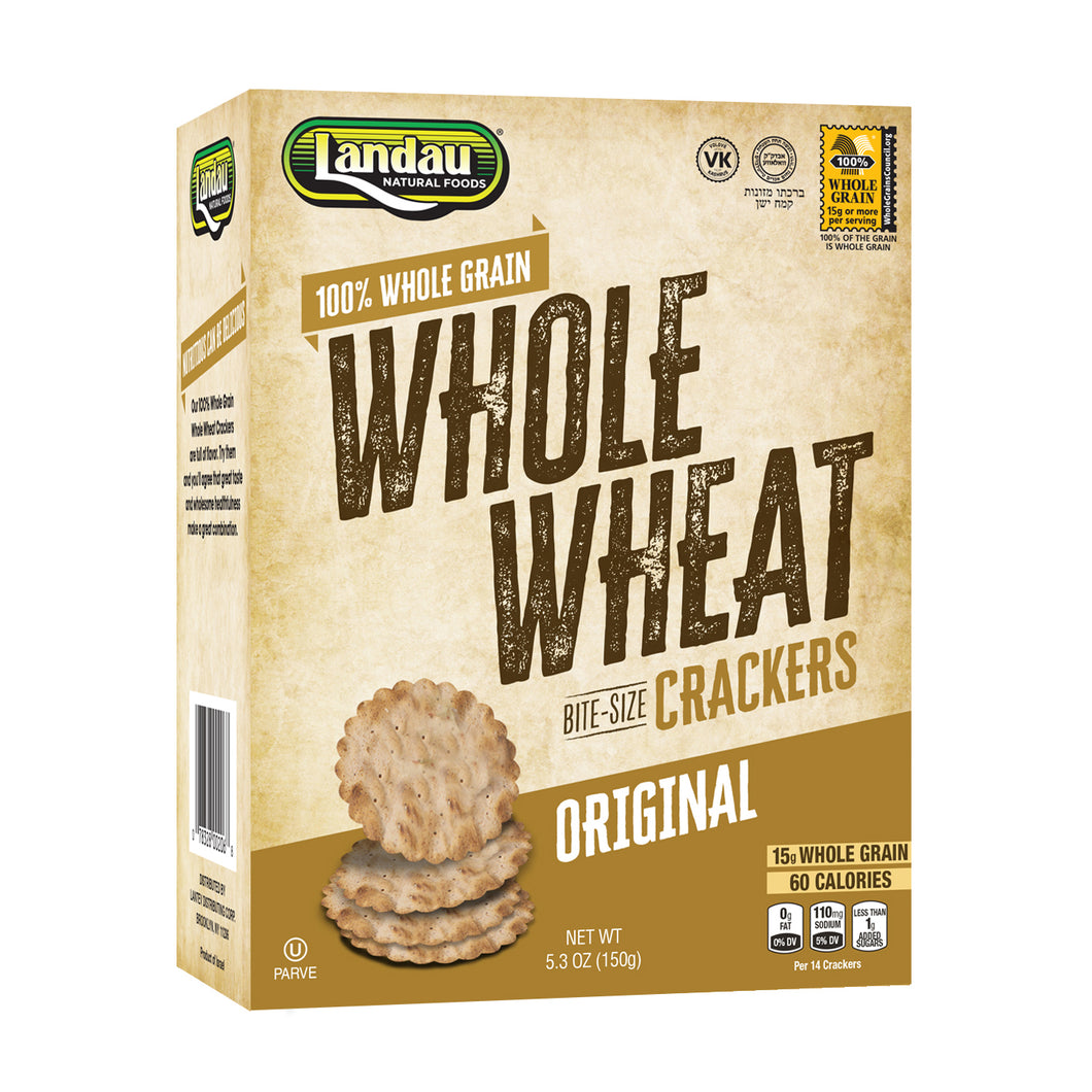 LANDAU WHOLE WHEAT CRACKERS BITE SIZED