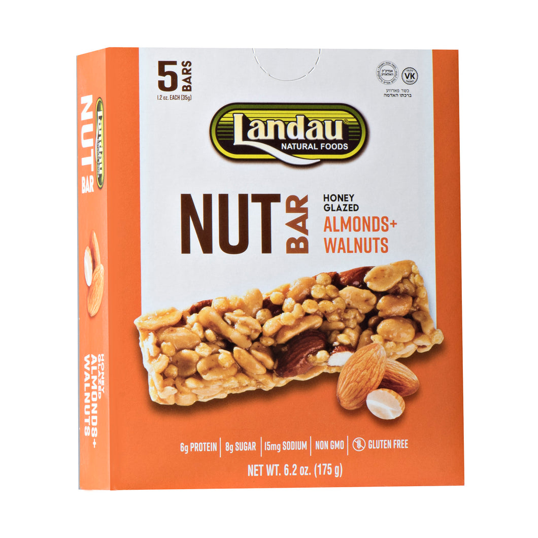 LANDAU NUT BAR HONEY ALMOND WALNUT 5PK