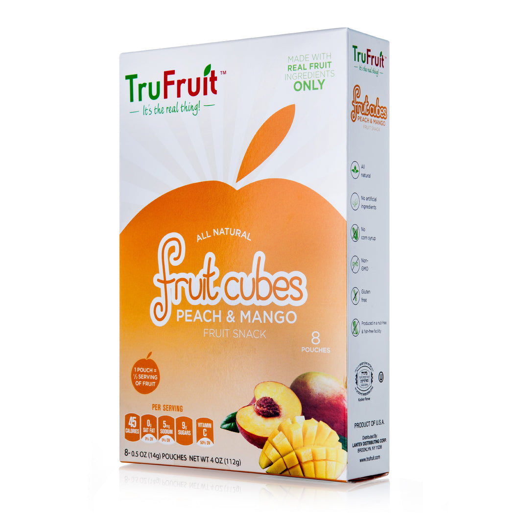 TRUFRUIT CUBES PEACH MANGO