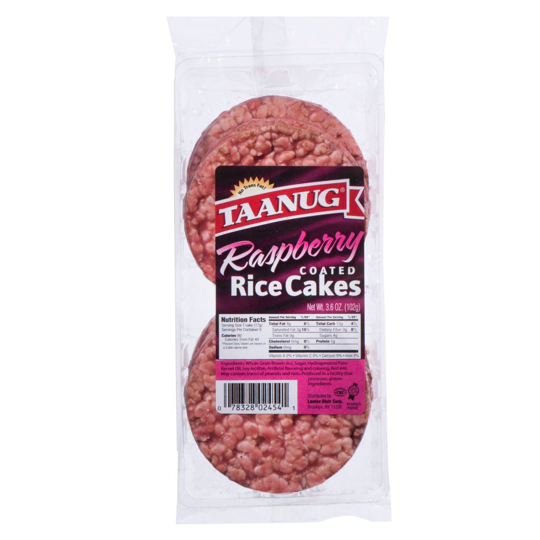 TAANUG RASPBERRY RICE CAKE