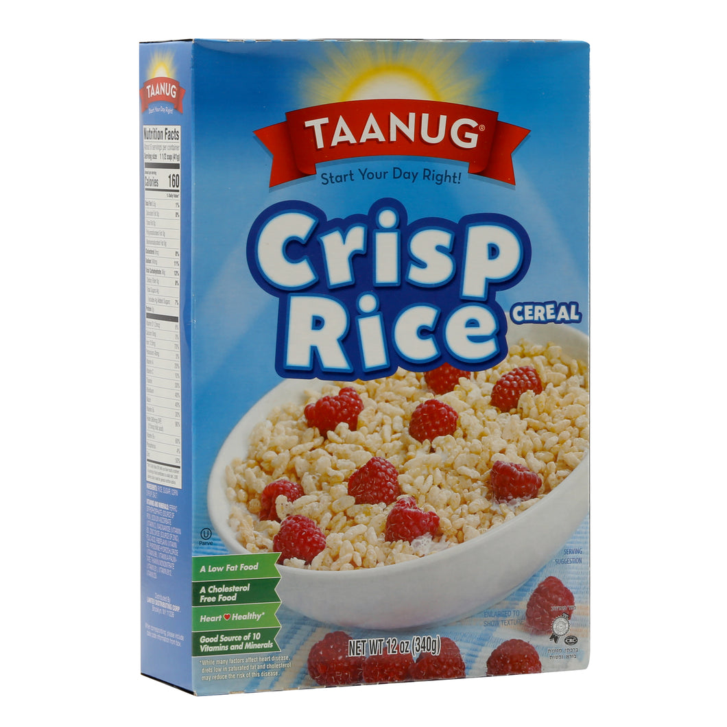 TAANUG CRISP RICE CEREAL